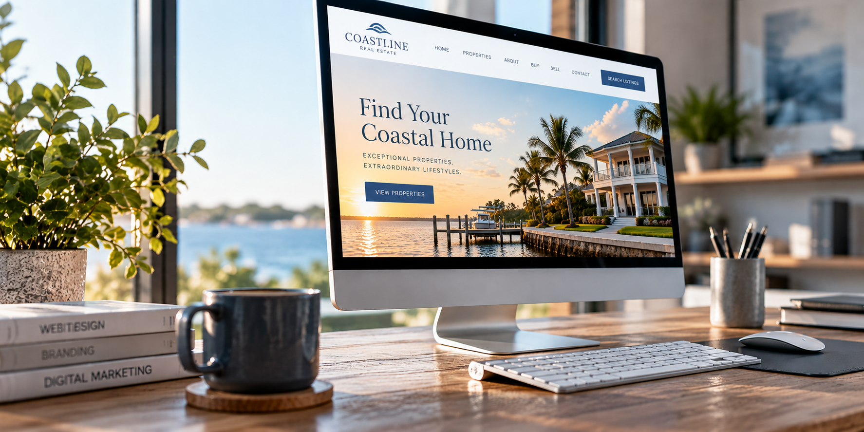 Custom website design by Gandy Designs